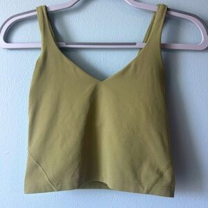 Lululemon Olive green Crop Top